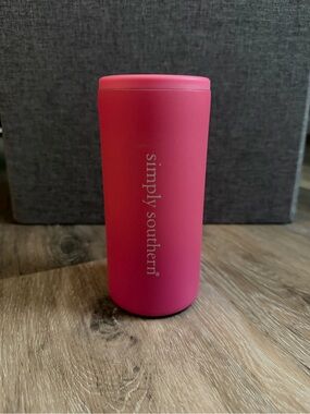 Simply Southern Pink Slim Can Cooler